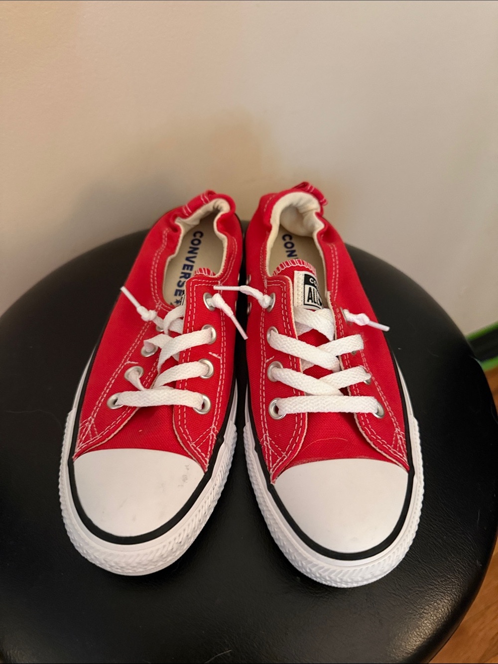 Converse Red Shoreline Canvas Sneakers